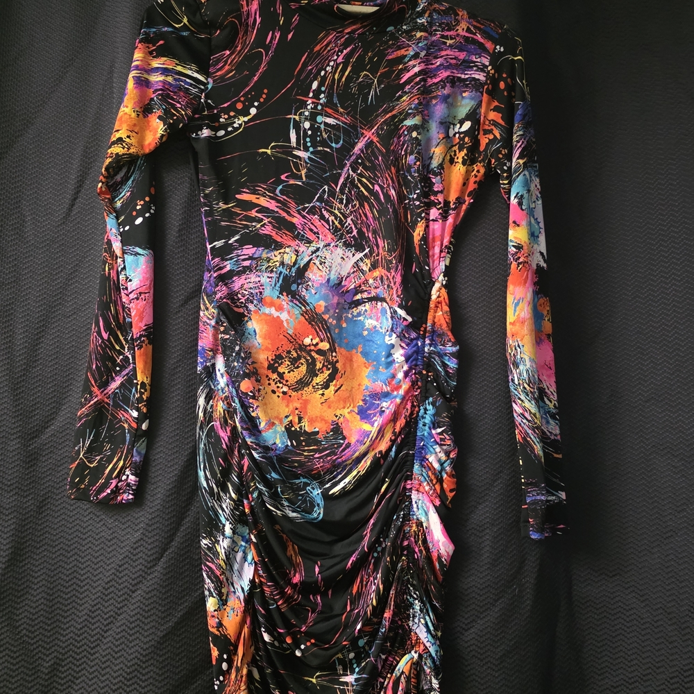 Kiki Printed Mini Dress